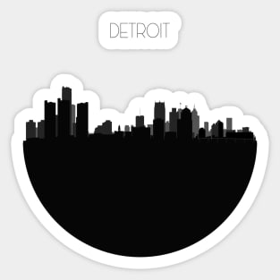 Detroit Skyline Sticker